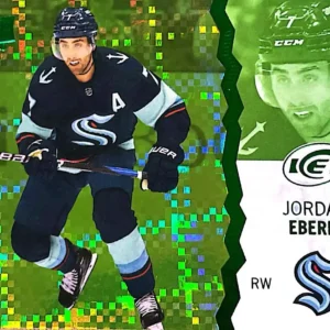 Jordan Eberle 2023-24 Upper Deck ICE Hockey Green Parallel #69