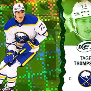 Tage Thompson 2023-24 Upper Deck ICE Hockey Green Parallel #78