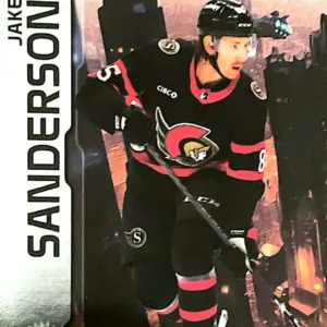 Jake Sanderson 2023-24 Upper Deck Skybox Metal Universe Hockey Base Set #38