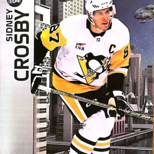 Sidney Crosby 2023-24 Upper Deck Skybox Metal Universe Hockey Base Set - Stars #104