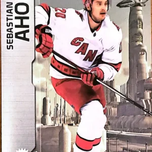 Sebastian Aho 2023-24 Upper Deck Skybox Metal Universe Hockey Base Set - Stars #117