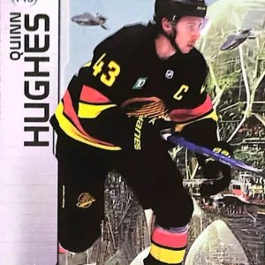 Quinn Hughes 2023-24 Upper Deck Skybox Metal Universe Hockey Base Set - Stars #145