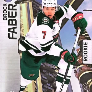 Brock Faber 2023-24 Upper Deck Skybox Metal Universe Hockey Base Set - Rookies #181