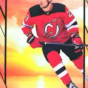 Timo Meier 2023-24 O-Pee-Chee Platinum Hockey Sunset Parallel #75