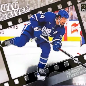 Auston Matthews 2023-24 O-Pee-Chee Platinum Hockey Photo Driven #PD-6