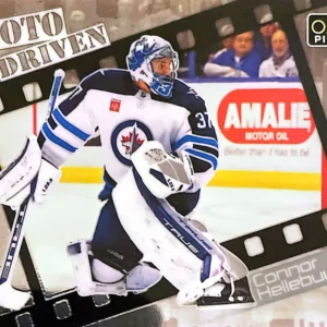 Connor Hellebuyck 2023-24 O-Pee-Chee Platinum Hockey Photo Driven #PD-10