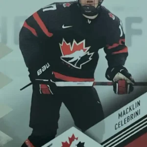 Macklin Celebrini 2024 Upper Deck Team Canada Juniors Hockey Base Set  #11