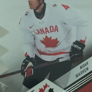 Noah Warren 2024 Upper Deck Team Canada Juniors Hockey Base Set  #12