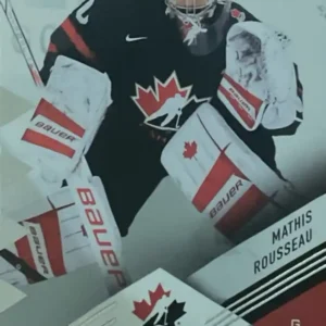 Mathis Rousseau 2024 Upper Deck Team Canada Juniors Hockey Base Set  #17