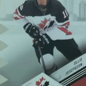 Ollie Josephson 2024 Upper Deck Team Canada Juniors Hockey Base Set  #22