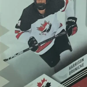 Harrison Brunicke 2024 Upper Deck Team Canada Juniors Hockey Base Set  #41