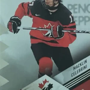 Macklin Celebrini 2024 Upper Deck Team Canada Juniors Hockey Base Set  #45