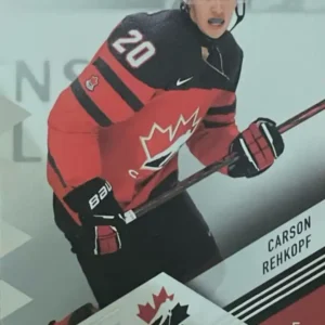 Carson Rehkopf 2024 Upper Deck Team Canada Juniors Hockey Base Set  #50