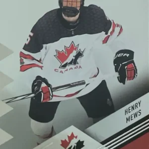 Henry Mews 2024 Upper Deck Team Canada Juniors Hockey Base Set  #61