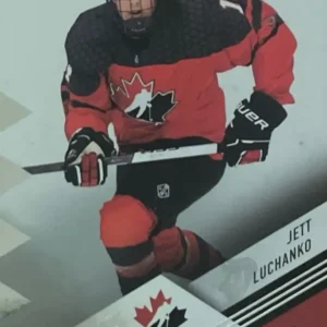 Jett Luchanko 2024 Upper Deck Team Canada Juniors Hockey Base Set  #64