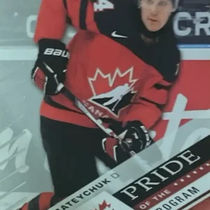 Denton Mateychuk 2024 Upper Deck Team Canada Juniors Hockey Base Set - Pride of the Program  #74