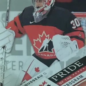 Mathis Rousseau 2024 Upper Deck Team Canada Juniors Hockey Base Set - Pride of the Program  #75