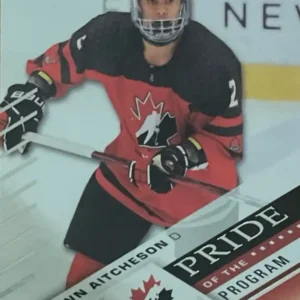 Kashawn Aitcheson 2024 Upper Deck Team Canada Juniors Hockey Base Set - Pride of the Program  #95