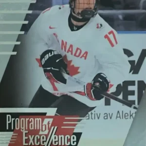Macklin Celebrini 2024 Upper Deck Team Canada Juniors Hockey Base Set - Program of Excellence  #150