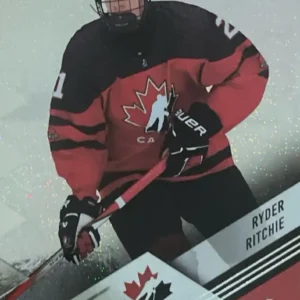 Ryder Ritchie 2024 Upper Deck Team Canada Juniors Hockey Pattern Foilboard Parallel  #21