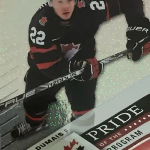 Jordan Dumais 2024 Upper Deck Team Canada Juniors Hockey Pattern Foilboard Parallel - Pride of the Program  #71