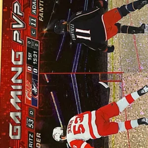 Moritz Seider / Adam Fantilli 2024-25 Upper Deck Series 1 Hockey Gaming PVP Speckle Parallel #GPVP-24
