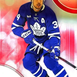 Auston Matthews 2023-24 SP Authentic Hockey Limited Red Parallel #4