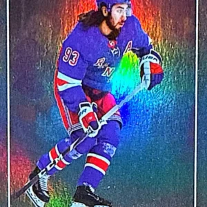 Mika Zibanejad 2023-24 Parkhurst Champions Hockey Rainbow Parallel #5