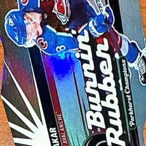Cale Makar 2023-24 Parkhurst Champions Hockey Burnin' Rubber #BR-10