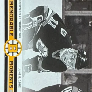 Steve Kasper 2023-24 Upper Deck Boston Bruins Centennial Base Set - Memorable Moments #149