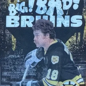 John Wensink 2023-24 Upper Deck Boston Bruins Centennial Acetate Parallel - Big Bad Bruins #200