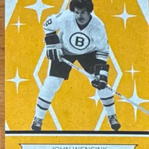 John Wensink 2023-24 Upper Deck Boston Bruins Centennial Retro Variant #59