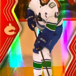 Quinn Hughes 2024-25 Upper Deck Synergy Hockey Red Parallel #11