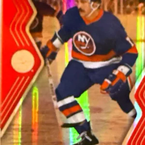 Bryan Trottier 2024-25 Upper Deck Synergy Hockey Red Parallel - Legend #73