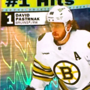 David Pastrnak 2024-25 Upper Deck Synergy Hockey #1 Hits #1H-6