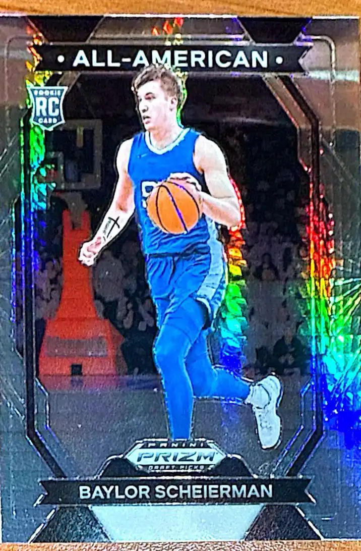 Baylor Scheierman 2024 Panini Prizm Draft Picks Basketball All-American Prizms Hyper #11
