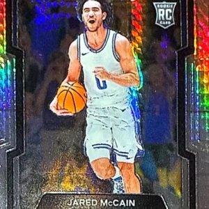 Jared McCain 2024 Panini Prizm Draft Picks Basketball Base Prizms Hyper #35