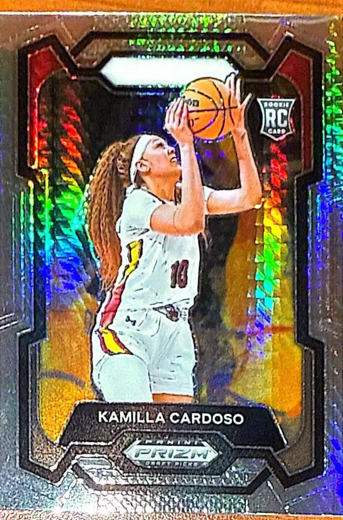 Kamilla Cardoso 2024 Panini Prizm Draft Picks Basketball Base Prizms Hyper #59