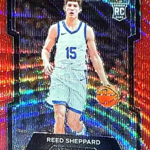 Reed Sheppard 2024 Panini Prizm Draft Picks Basketball Base Prizms Red Wave #21