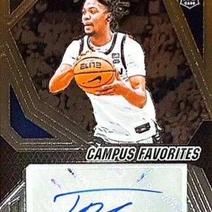 Tristen Newton 2024 Panini Prizm Draft Picks Basketball Campus Favorites Signatures #CFS-TNW
