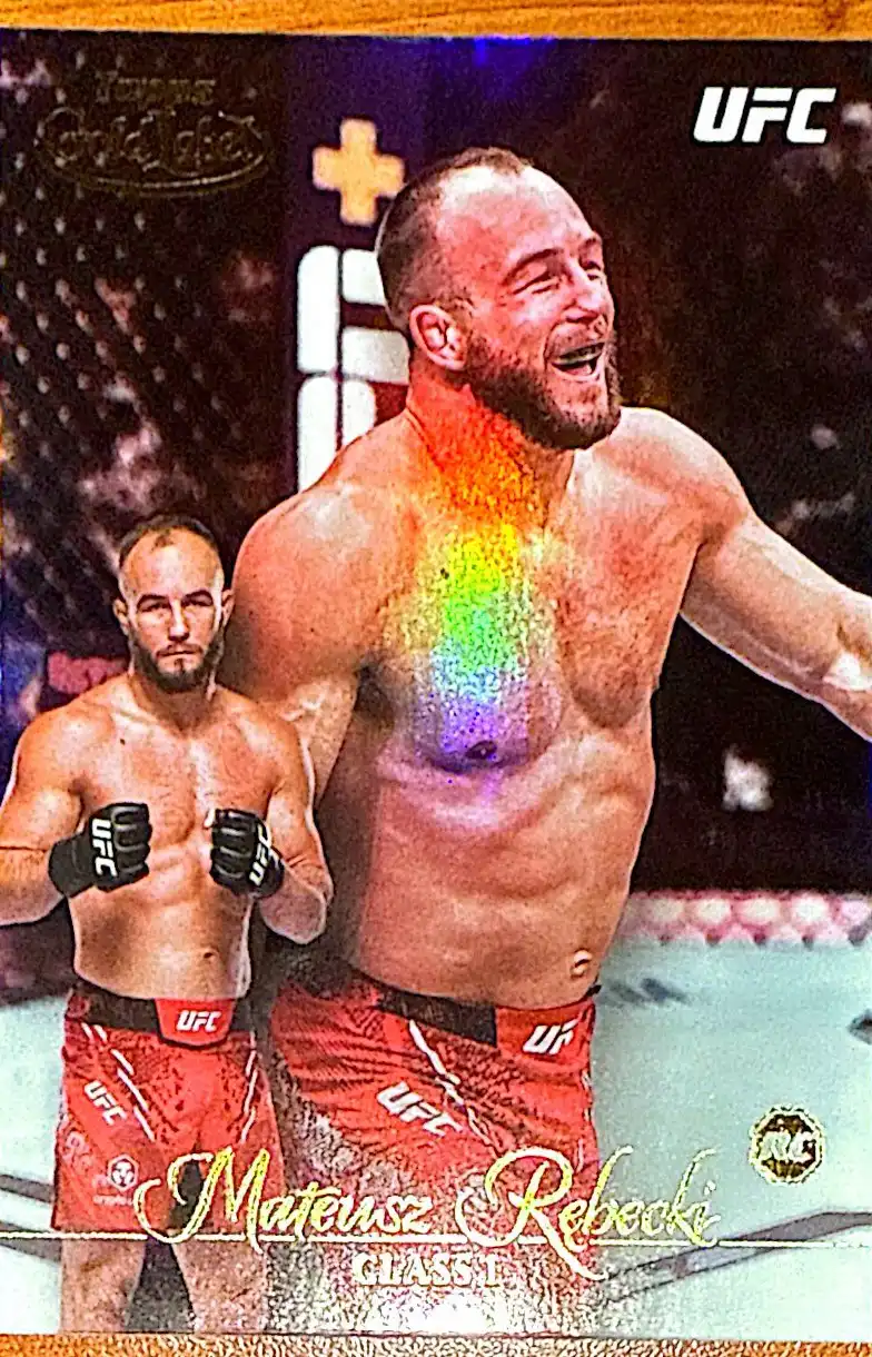 Mateusz Rębecki 2024 Topps Gold Label UFC Class 1 Base #84