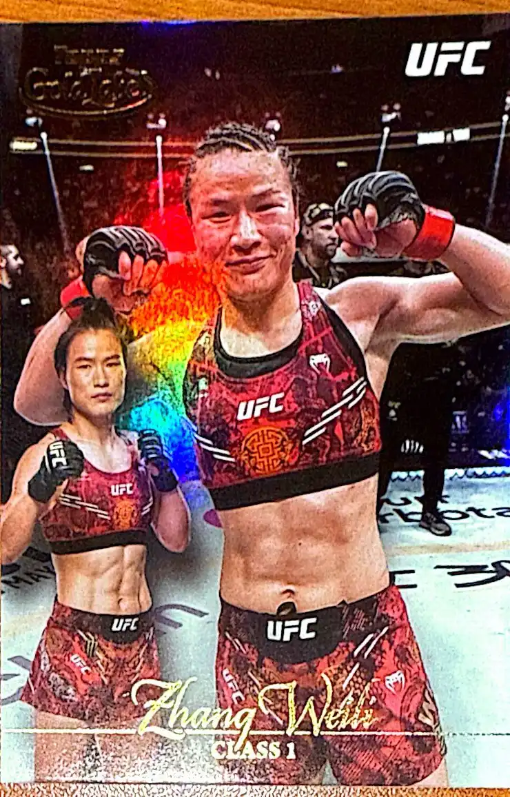 Zhang Weili 2024 Topps Gold Label UFC Class 1 Base #95