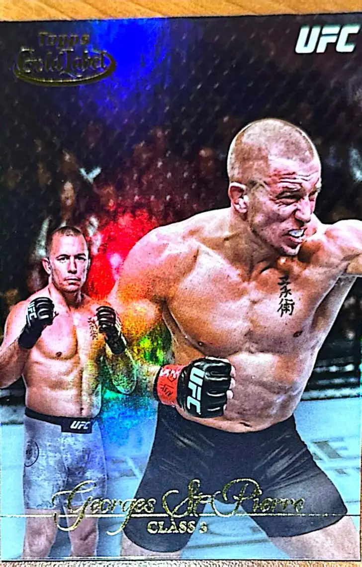 Georges St-Pierre 2024 Topps Gold Label UFC Class 3 Base #22
