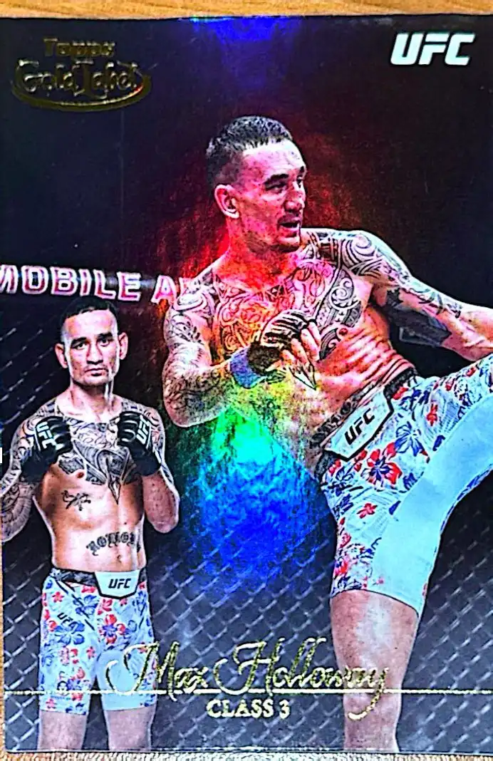 Max Holloway 2024 Topps Gold Label UFC Class 3 Base #58