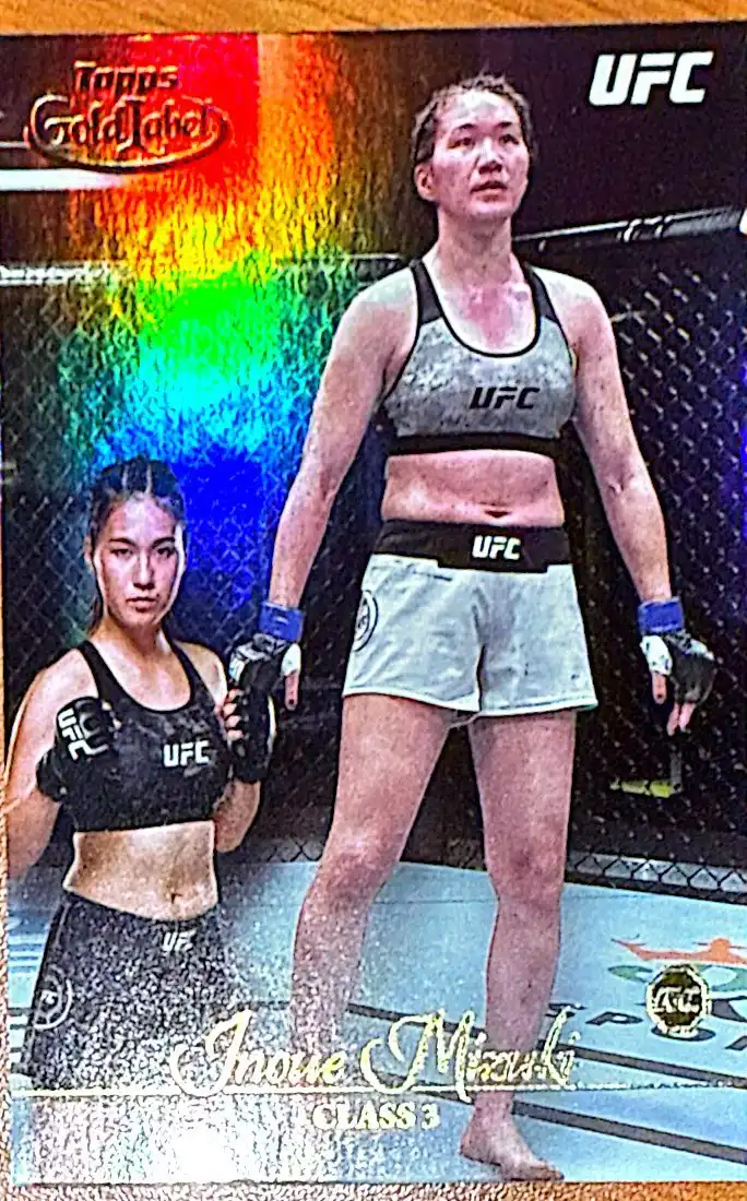 Inoue Mizuki 2024 Topps Gold Label UFC Class 3 Base #62