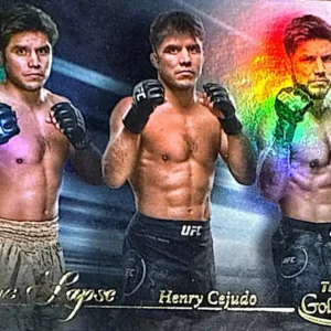 Henry Cejudo 2024 Topps Gold Label UFC Time Lapse #TL-15