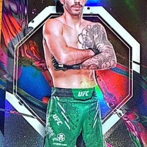 Matheus Nicolau 2024 Topps Finest UFC Refractors Parallel #99