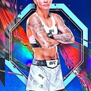Amanda Lemos 2024 Topps Finest UFC Blue Refractors #62 /200