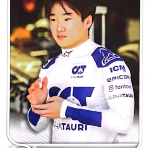 Yuki Tsunoda - F1 Drivers 2022 Topps Formula 1 Racing Base #62