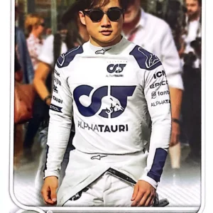 Yuki Tsunoda - F1 Drivers 2022 Topps Formula 1 Racing Base #64